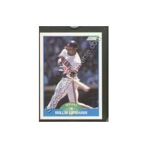  1989 Score Regular #188 Willie Upshaw, Cleveland Indians 