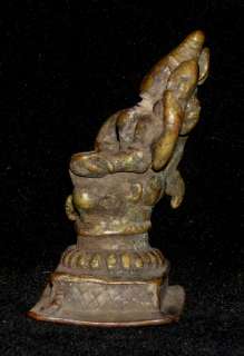 Traditional Indian Ritual Bronze Statue Goddess Shakti  