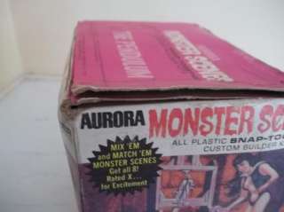 RARE VINTAGE 1971 AURORA MONSTER SCENES THE PENDULUM MODEL KIT NIB MIB 