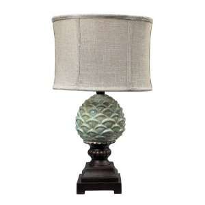   113 1133 Mini Green Acorn Ceramic Table Lamp: Home Improvement