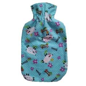  Counting Sheep Cotton Flannel Hot Water Bottle Cover 