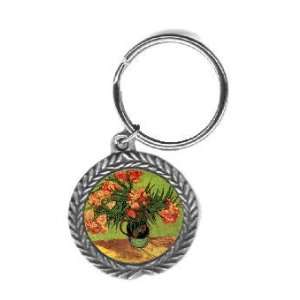   and Books By Vincent Van Gogh Pewter Key Chain: Office Products