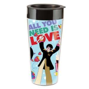  Beatles Yellow Submarine 16oz Plastic Travel Mug 