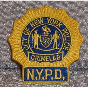  CSI NEW YORK Police Embroidered Logo Patch   TV Series 