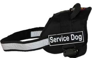 Dog Harness with In Training Velcro Patches Labels Tags  