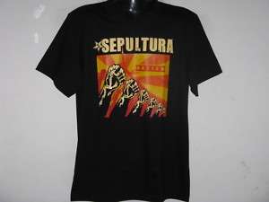 NEW SEPULTURA NATION HEAVY METAL T Shirt Size L  