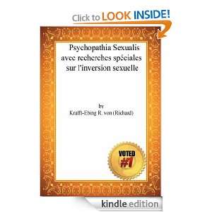 Psychopathia Sexualis avec recherches spéciales sur linversion 