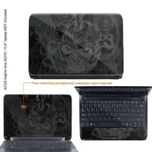  Protective Decal Skin Sticker for ACER Aspire AO751 11.6 