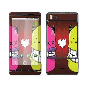   Skin for Motorola DROID X   Monster Talk Cell Phones & Accessories