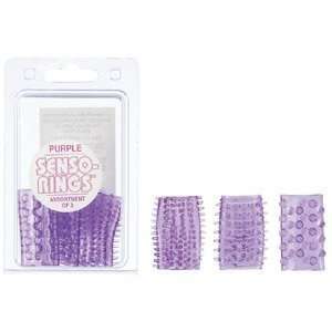  Senso Rings 3 Pack Purple