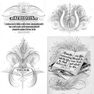   BOOK on Calligraphy & Penmanship 1800s 1900s (.pdf eBook DVD)  
