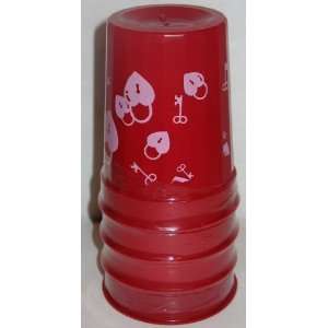  Valentines Day Plastic cup tumblers 4pk: Toys & Games