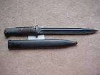 German K98 Mauser Rifle Bayonet With WW2 Markings And Scabbard 1939 