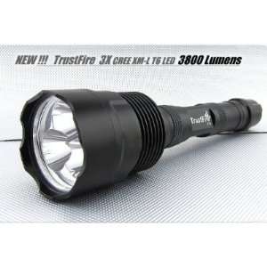  3800lm 3x Cree XML Xm l T6 LED Trustfire Flashlight Torch 