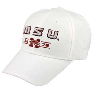  Mississippi State Bulldogs White Igniter Hat Sports 