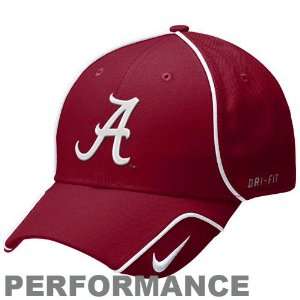 Nike Alabama Crimson Tide Crimson Coaches Performance Adjustable Hat 