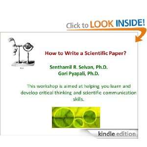 How to write a Science Report or Scientific Paper Gori Pyapali 