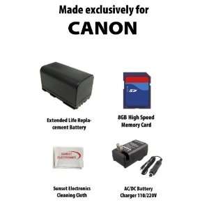  Replacement Battery Pack for Canon BP 945 BP 941 8000mAh! For Canon 