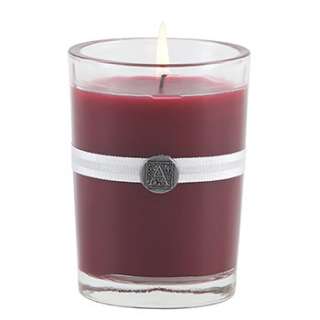 Aromatique Cranberry Frost Scented 6oz (170g) Red Candle in Glass 