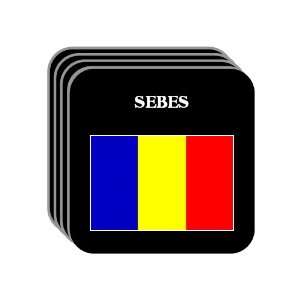  Romania   SEBES Set of 4 Mini Mousepad Coasters 