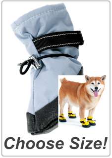   Arctic Winter Proof Fleece Lined Dog Boots Shoes w/FREE GIFT  