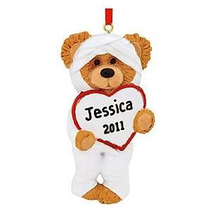  Personalized Accident Bear Ornament: Home & Kitchen