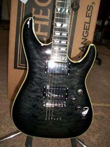 Schecter C 1 Custom STBLK 6 String Electric Guitar  New  