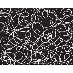  Scribbles, Black & White Wall Mural: Home Improvement