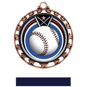 Hasty Awards Custom Baseball Eclipse Insert Medals M 4401 BRONZE MEDAL 