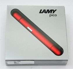 Lamy Pico Pocket Ballpoint Pen, Matte Red  