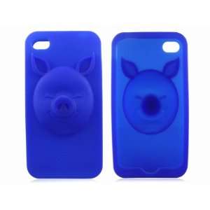  Cute Pig Cartoon Silicone Case Cover Skin for iPhone 4 4G 