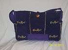 Crown Royal Purple Gold Hand Quilted Bag Tote Purse