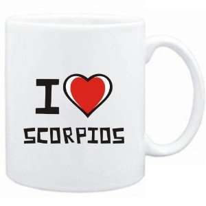  Mug White I love Scorpios  Zodiacs