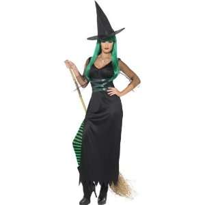   Fancy Dress Glamour Witch Costume Uk Dress 8 10: Toys & Games