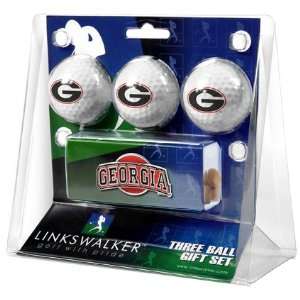 University of Georgia Bulldogs 3 Golf Ball Gift Pack w/ Hat Clip 