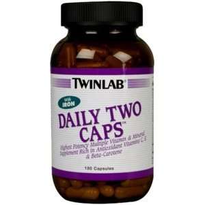  Twinlab Daily Two Multivitamin 180 Capsules Health 