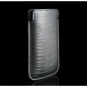  Black PREMIUM Leather Texture Slip On Pouch Case Cover for 