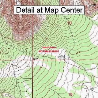 USGS Topographic Quadrangle Map   San Pedro, New Mexico (Folded 