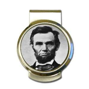  President Abraham Lincoln money clip