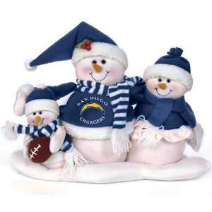  San Diego Chargers Table Top Snowman Family Sports 