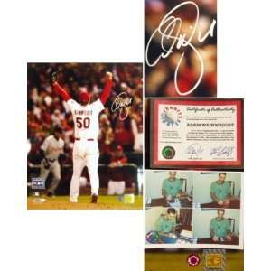  Adam Wainwright St. Louis Cardinals Autographed 16x20 