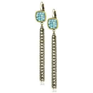   Crystales Opalos Rock Crystal Tassel Chain Earrings Jewelry