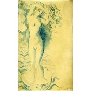  Oil Painting: Venus and Cupid: Pablo Picasso Hand Painted 