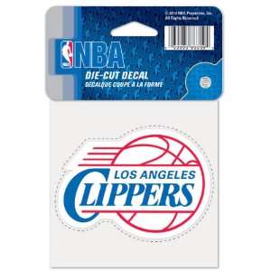  Los Angeles Clippers 4x4 Die Cut Decal: Sports & Outdoors