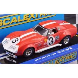  1/32 Scalextric Analog Slot Cars   Chevrolet Corvette 68 