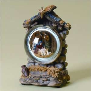   Nativity Set Globe Glitterdome Jesus Mary St. Joseph: Home & Kitchen