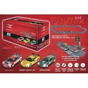  SCX   Digital GT Set w/Pit Box 20.4 (Slot Cars): Toys 