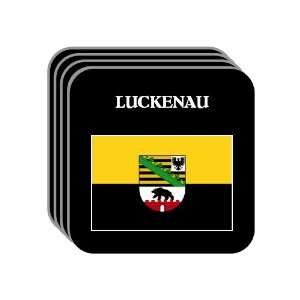  Saxony Anhalt   LUCKENAU Set of 4 Mini Mousepad Coasters 