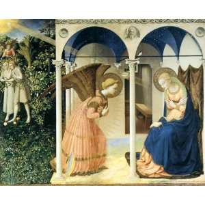 CANVAS The Annunciation 1430 45 by Fra Angelico Angel 22 X 28 Image 