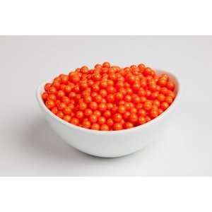 Pearl Orange Sugar Candy Beads (10 Pound: Grocery & Gourmet Food